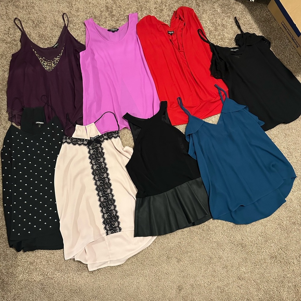 Lot of women’s Express tops size small